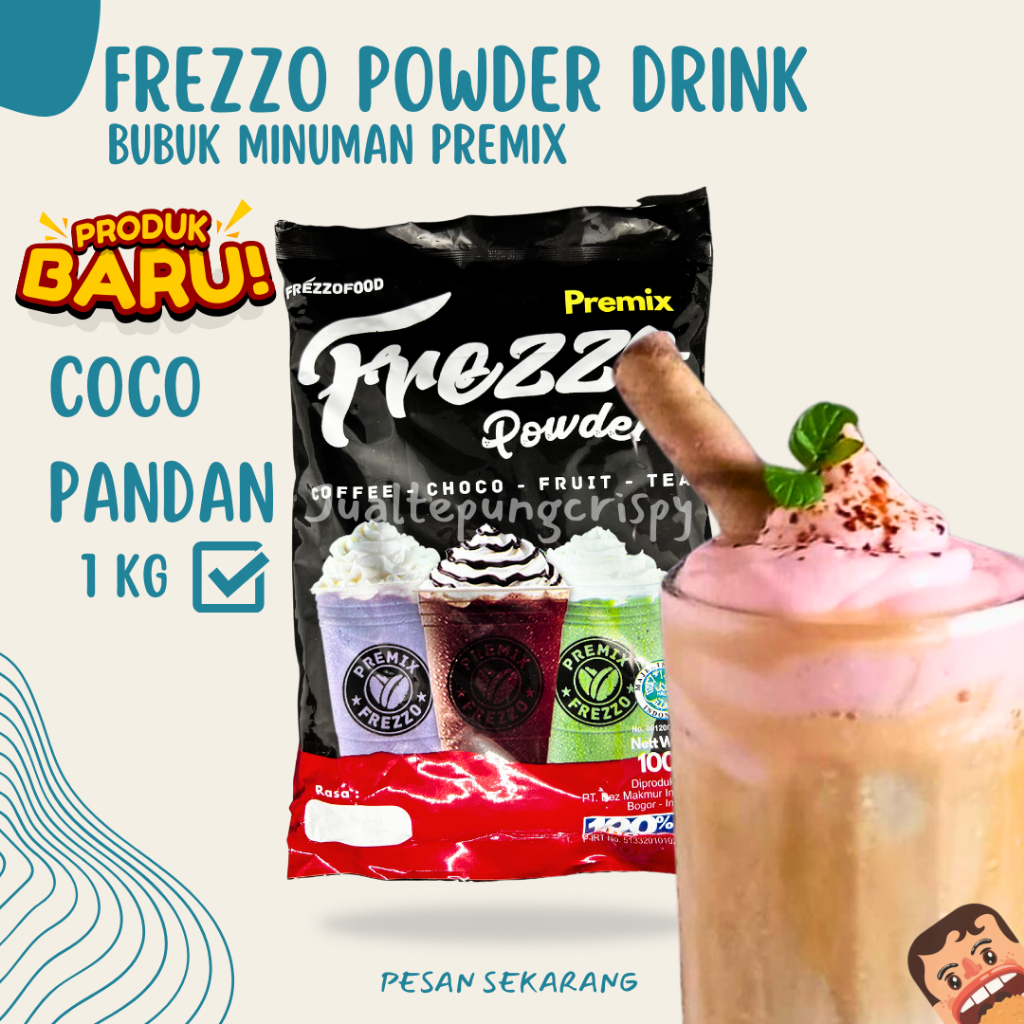 

{PRODUK BARU} Frezzo Bubuk Minuman Rasa Coco Pandan / Coco Pandan Powder Drink 1 Kg