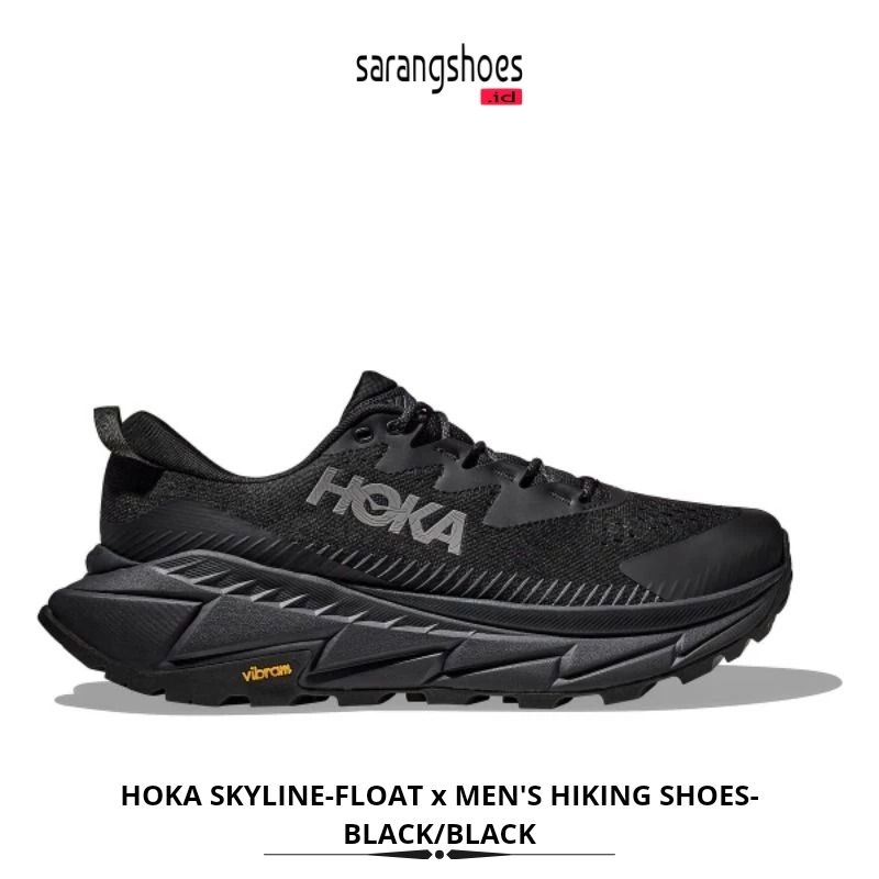 Hoka Skyline-Float X Men's Hiking Shoes - Black/Black