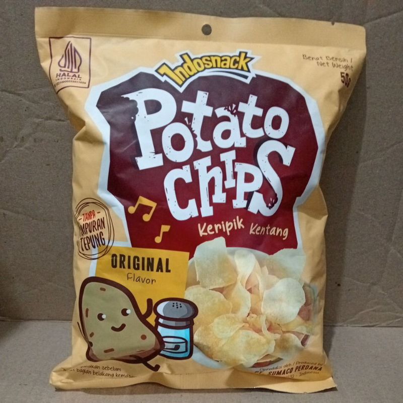 

Indosnack Potato Chips Keripik Kentang Rasa Original 50g