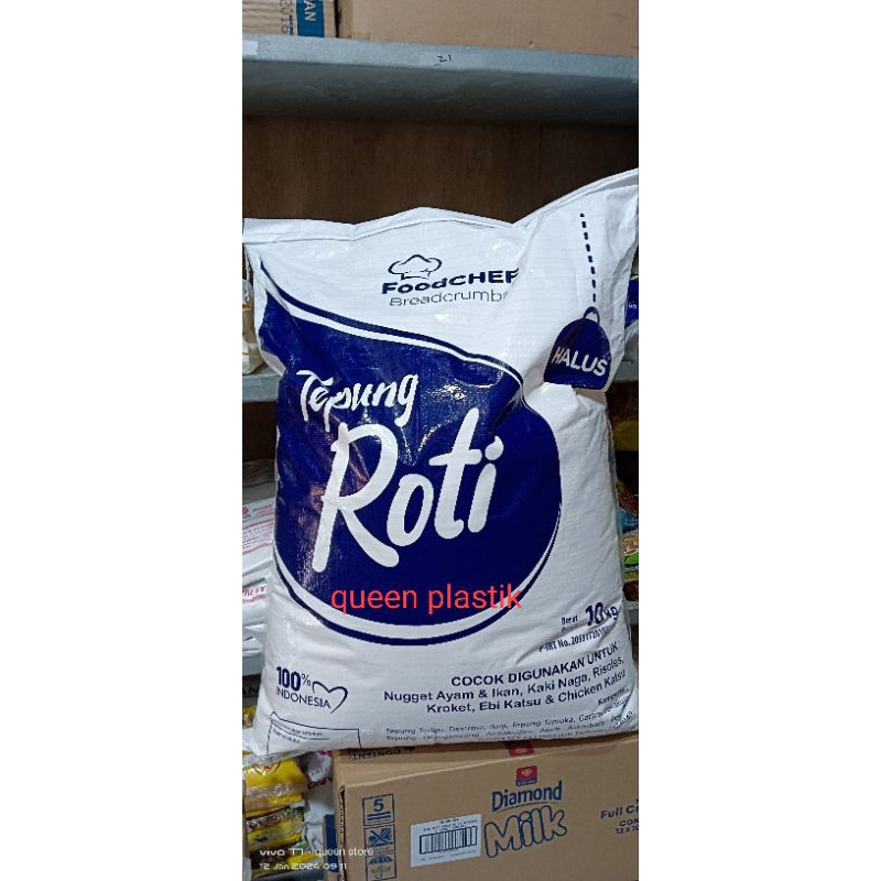 

Tepung roti/panir halus kualitas premium 10 kg