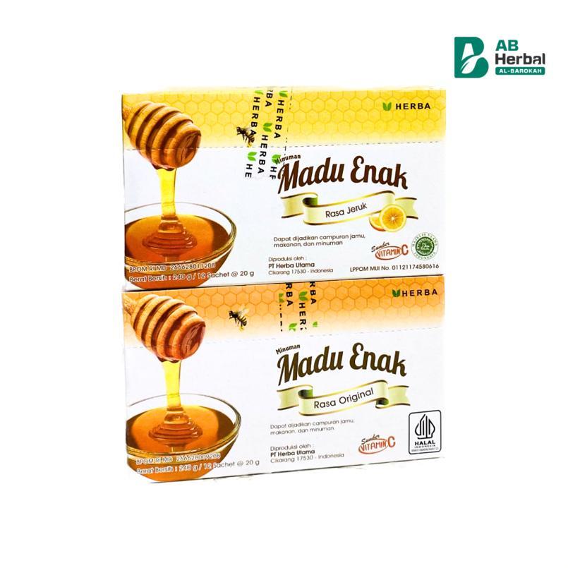 MADU ENAK SACHET ORIGINAL/JERUK ISI 12 SACHET