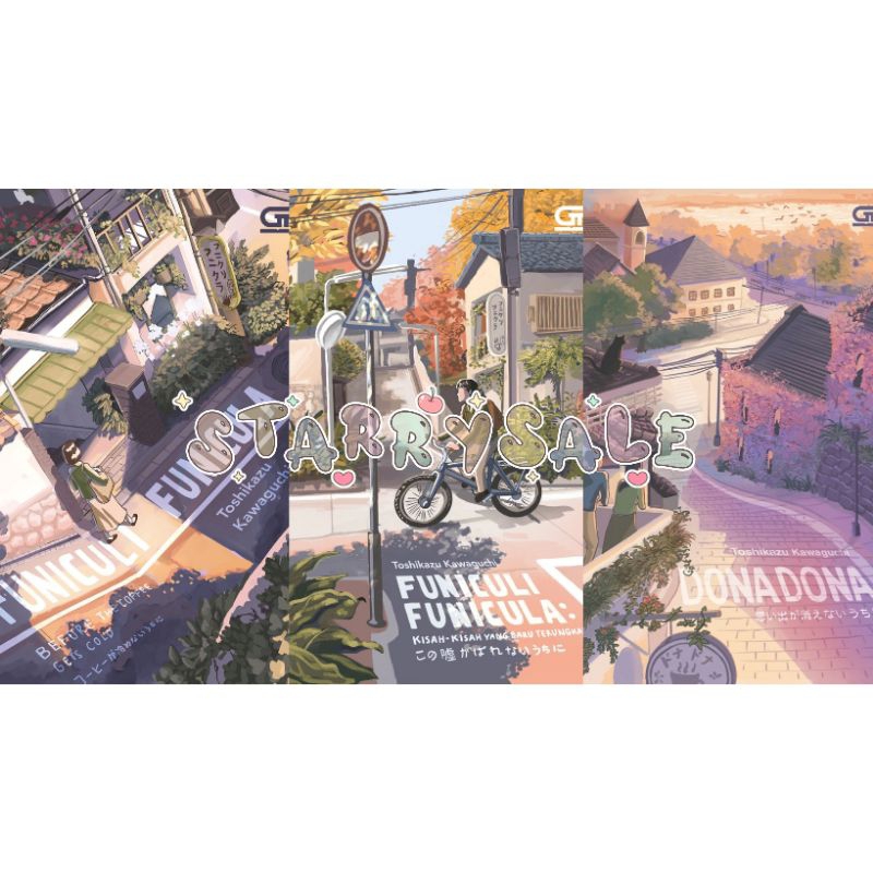 

PROMO 3K SAJA DAPAT SERIES LENGKAP TOSHIKAZU KAWAGUCHI 1-3 FUNICULI FUNICULA 1 , 2 , & 3 | DONA DONA BUNDLE Toshikazu Kawaguchi