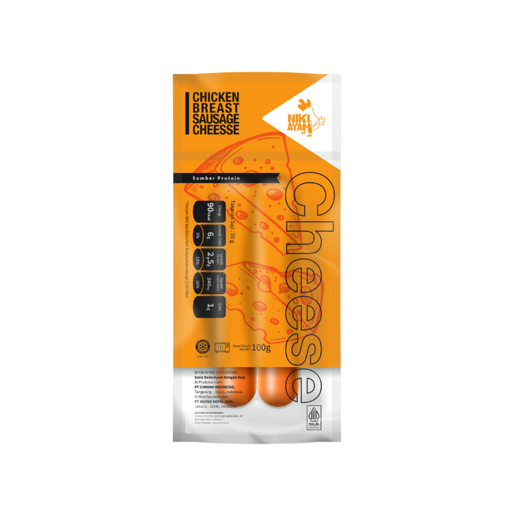 

Sosis Niki Ayam Cheese (1 pax)
