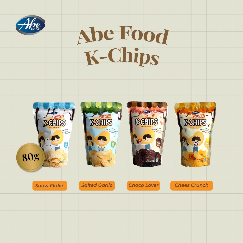 

Abe K-Chips Cassava Keripik Singkong 80gr