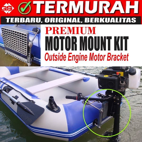 MESIN TEMPEL / INFLATABLE BOAT/ COMPOSITE MOTOR MOUNT KIT SET/ PERAHU KARET / PERAHU KARET