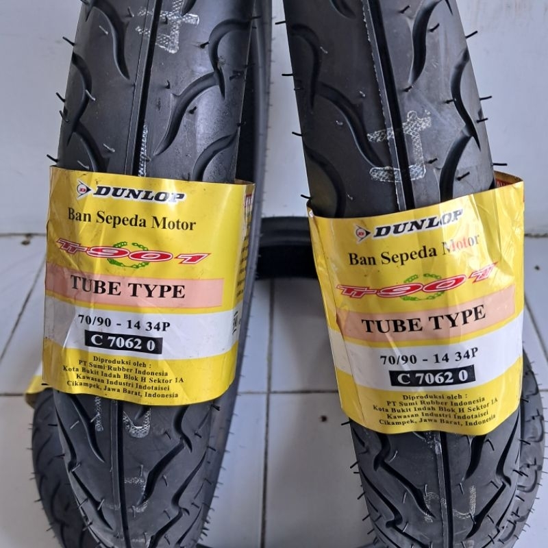 ban luar Dunlop 70/90-14 tubetype