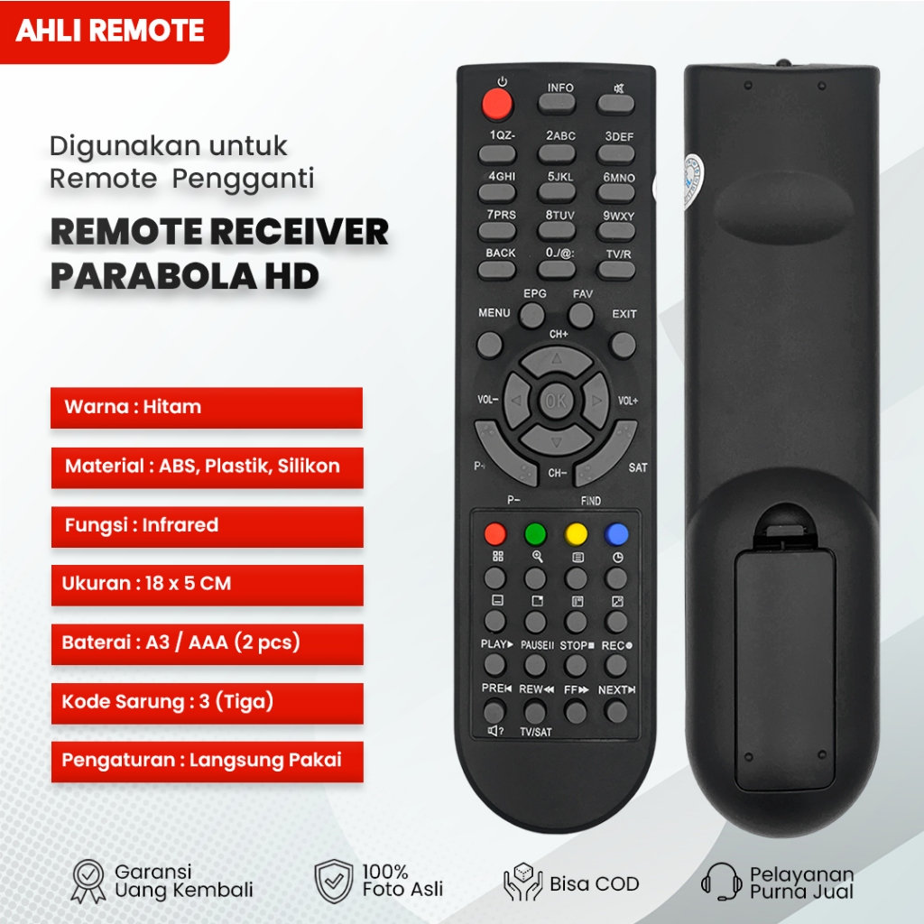Remot Receiver Venus Meteor HD / Remote Parabola Venus Juke