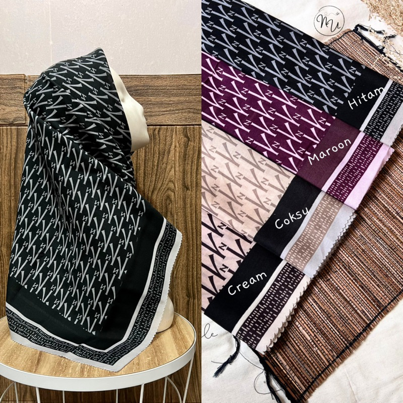 HIJAB VOAL MOTIF TERBARU/MOTIF DENAY (YUGK) /HIJAB VOAL MOTIF SEGI EMPAT/HIJAB SEGI EMPAT VOAL MOTIF
