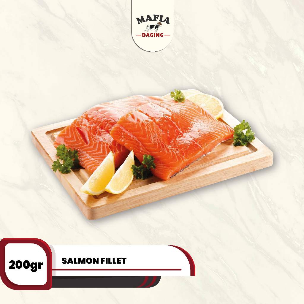 

Norwegian Salmon Fillet Premium Cut 200g - mafia daging !