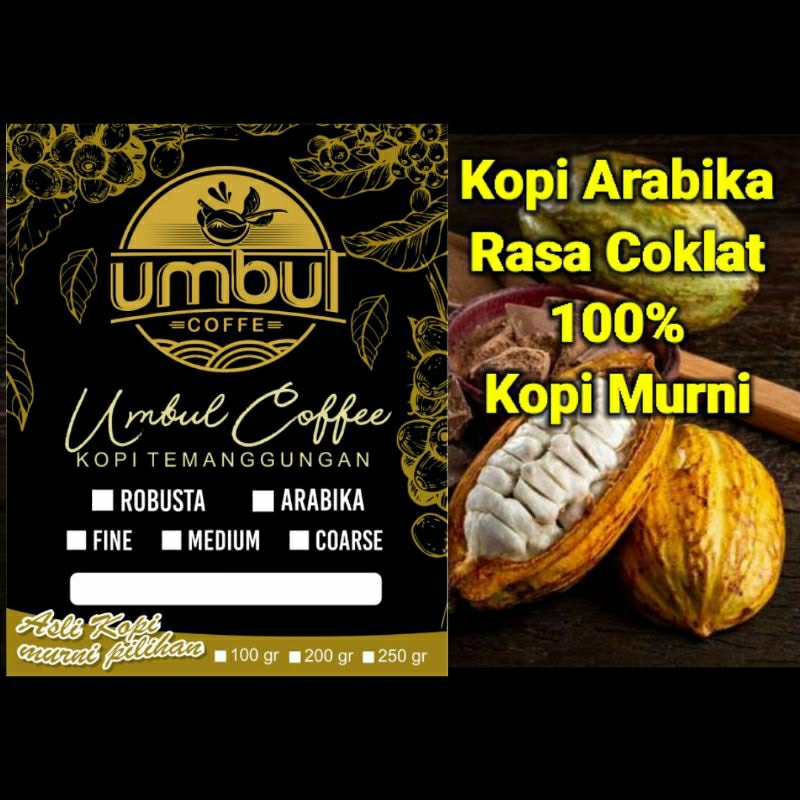 

Kopi Arabica Temanggung Rasa Coklat