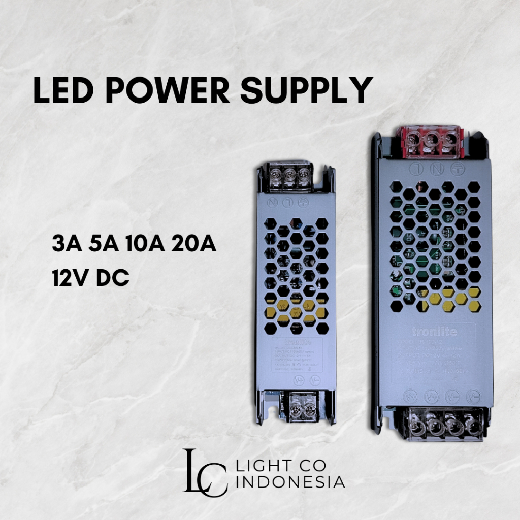 [ LIGHTCO INDONESIA ] TRAFO 3A 5A 10A 20A 12V HIGH QUALITY POWER SUPPLY