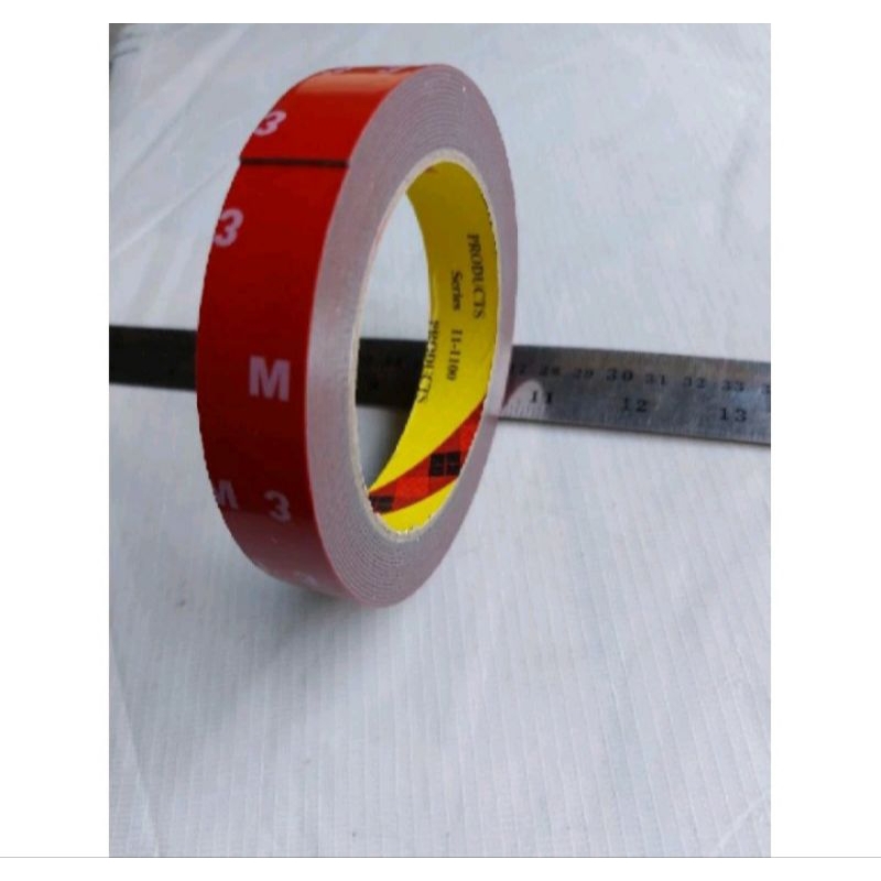 

DOUBLE TAPE FOAM MERAH/LEM BOLAK BALIK 2CM 425CM
