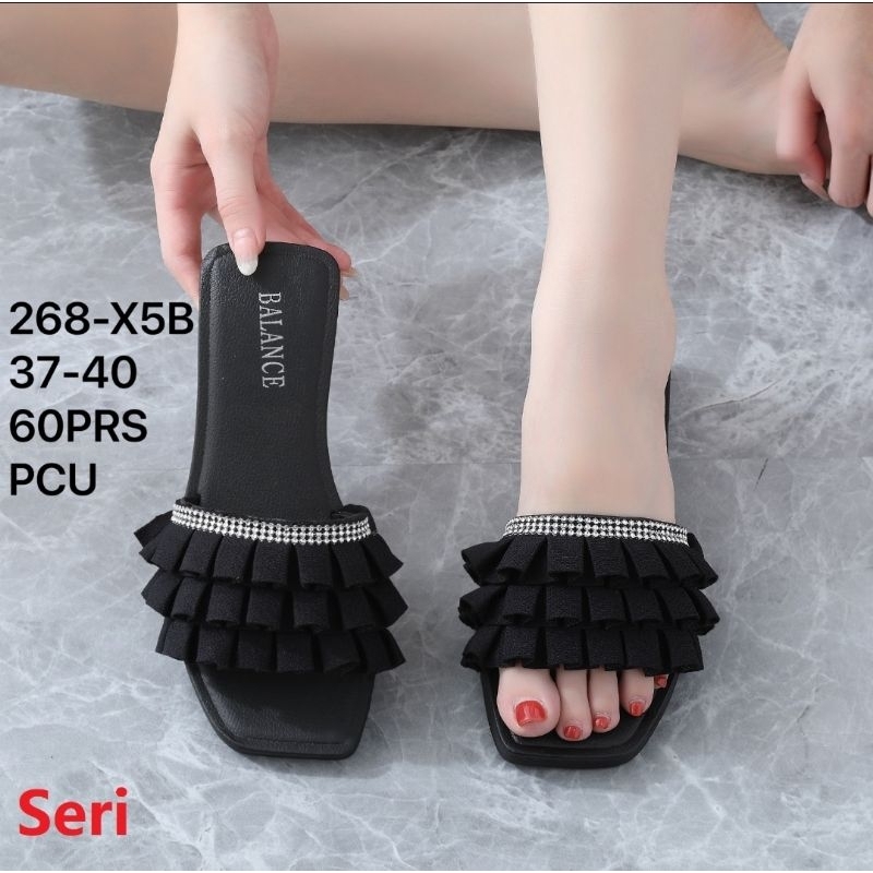 Sandal TEPLEK, Sandal SLOP Cewe Kekinian Original Brand BALANCE 268-X5B