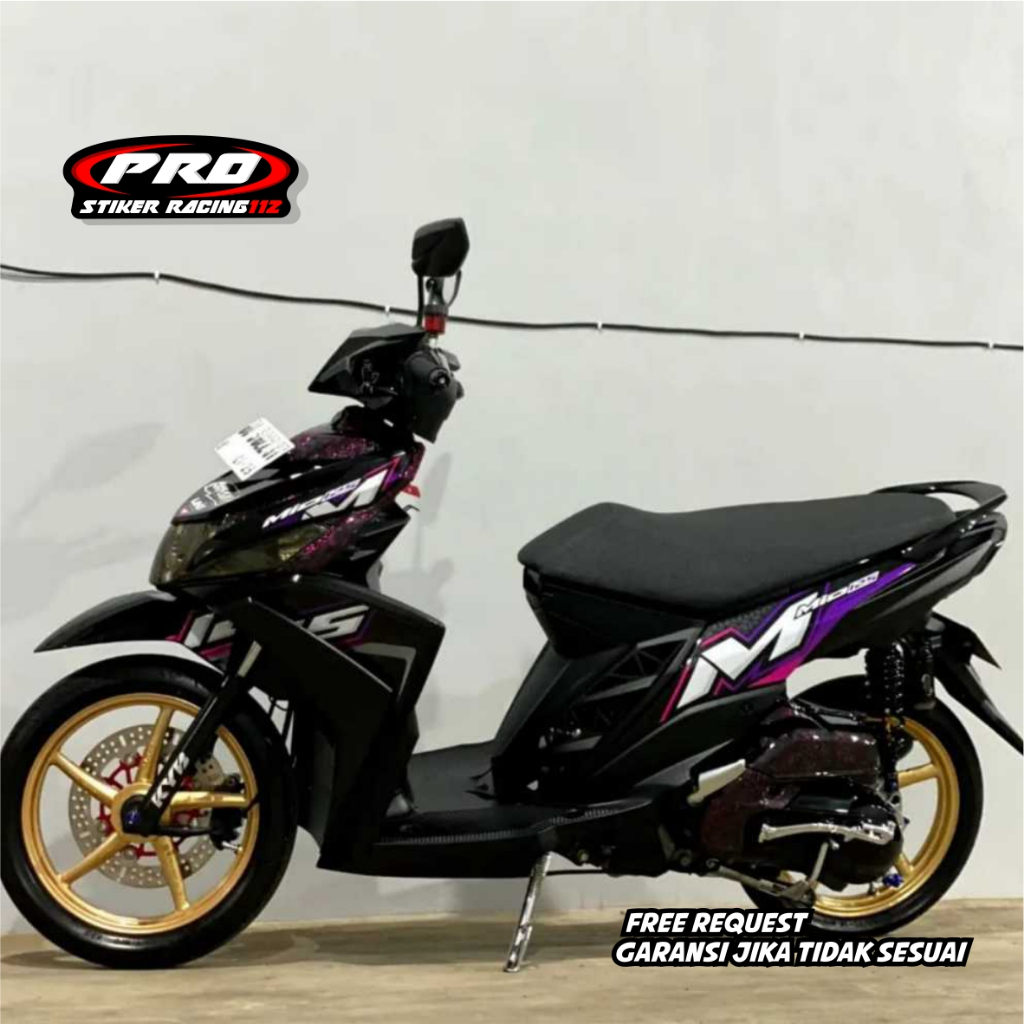 MIO M3 125 STIKER MOTOR KEREN Stiker Striping(MIO M3 125) Lis Variasi Stiker Motor YAMAHA