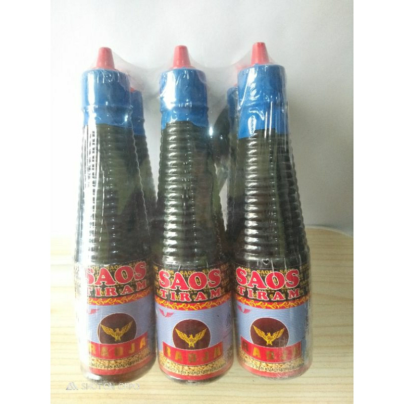 

Saos Tiram Cap Radja Kemasan Botol Plastik 150 ml 1 Pack isi 6 Botol