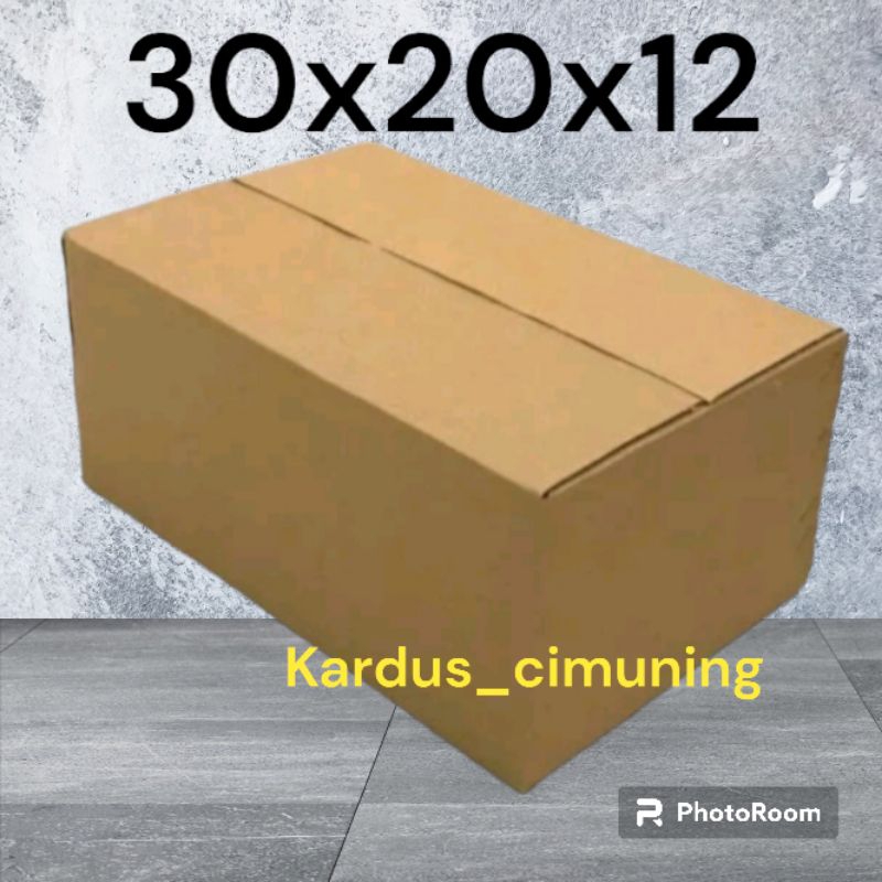 

kardus box packing 30x20x12