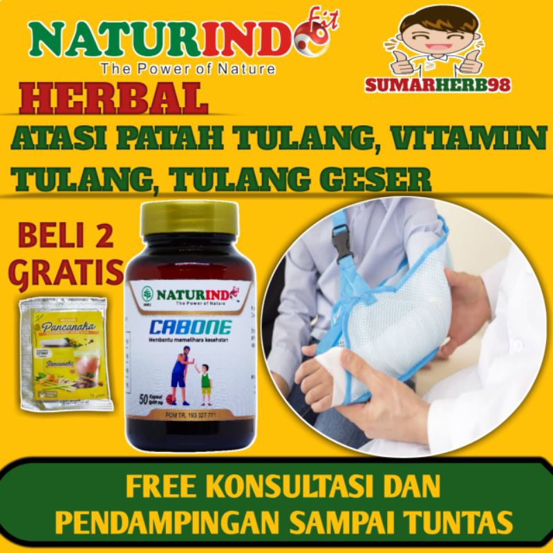 Obat Patah Tulang Dan Retak Penyambung Tulang Nutrisi Tulang Herbal CABONE NATURINDO