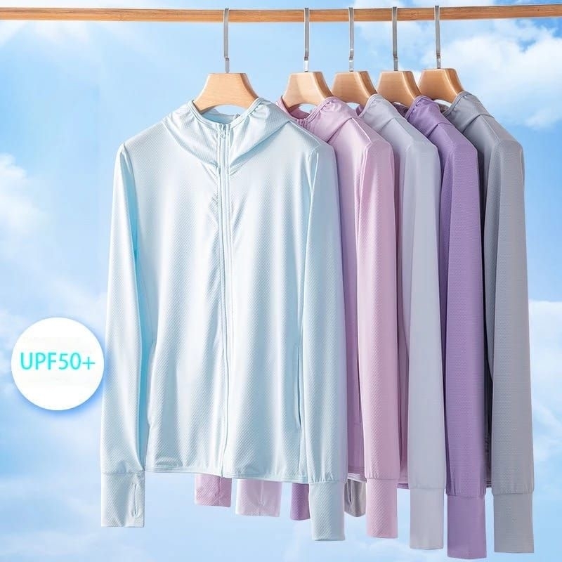 	 Jaket Olahraga Dry Fit Mesh Airism Anti UV Running Fitness UPF50	