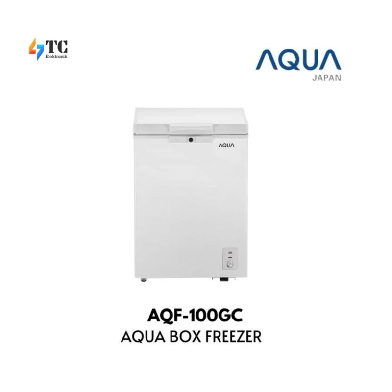 Aqua Chest Freezer AQF-100GC Freezer Box - 104 Liter