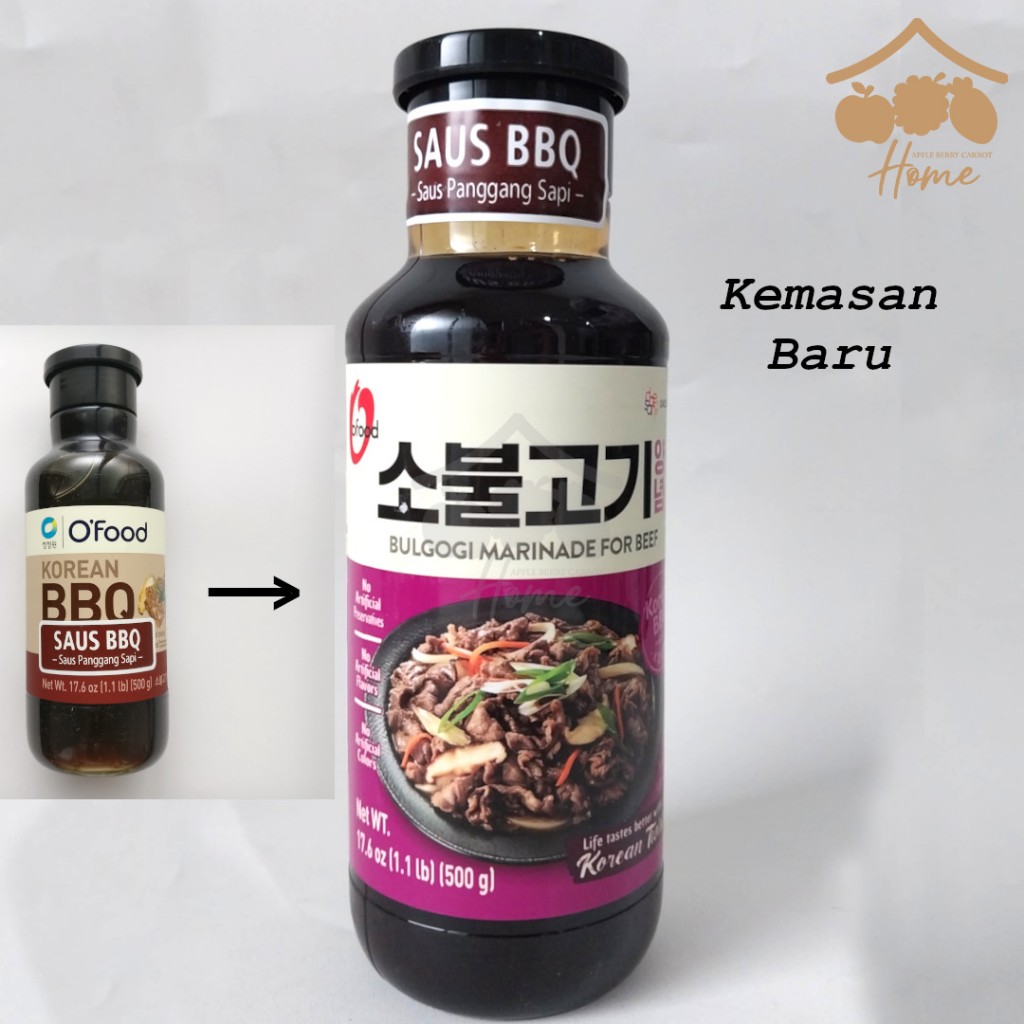 

Daesang beef Bulgogi BBQ sauce saus 500 gr 407ml chung jung one 500g g