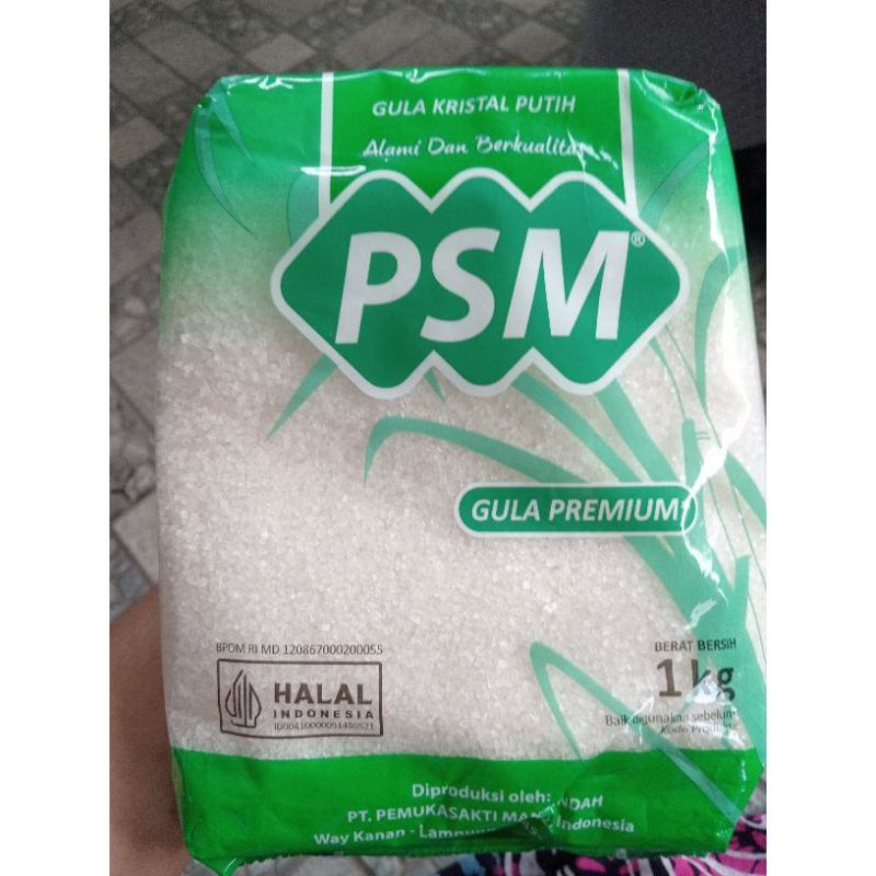 

GULA KRISTAL PUTIH PSM GULA PREMIUM 1kg