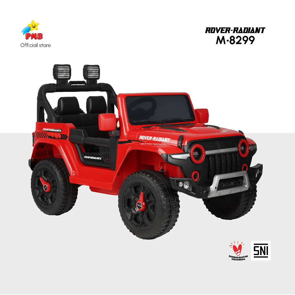 MOBIL AKI JEEP REMOTE DAN MANUAL/MAINAN AKI JEEP MODEL RUBICON/MOBILAN AKI ROVER RADIANT M-8299