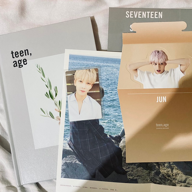 [NEW FULLSET] Teenage Teen:age White Version fullset album with official jeonghan photocard + photob