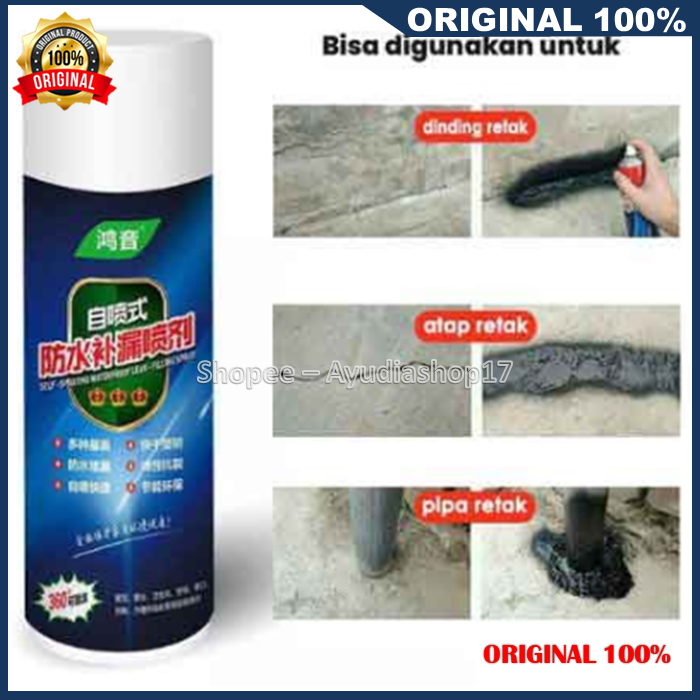 Spray Penambal Bocor Semprotan Anti Bocor Atap Pipa Tembok 100% ASLI