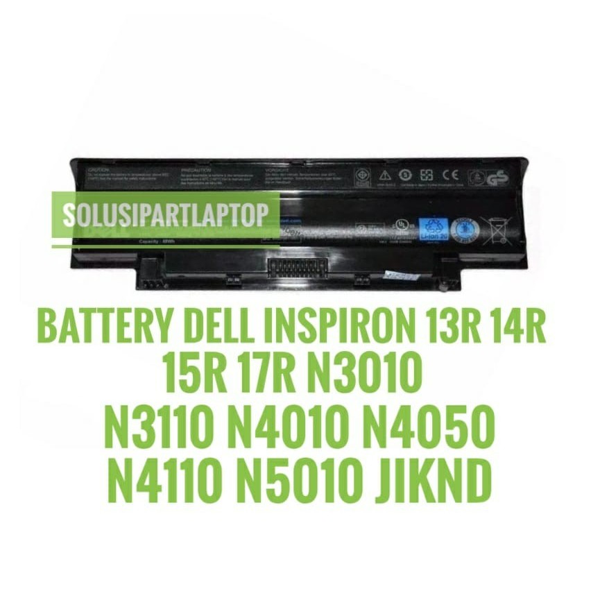 Baterai Laptop Dell Inspiron N3010 N3110 N4010 N4050 J1KND