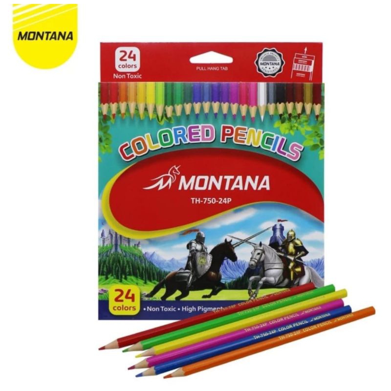 

pensil warna Montana isi 24 warna