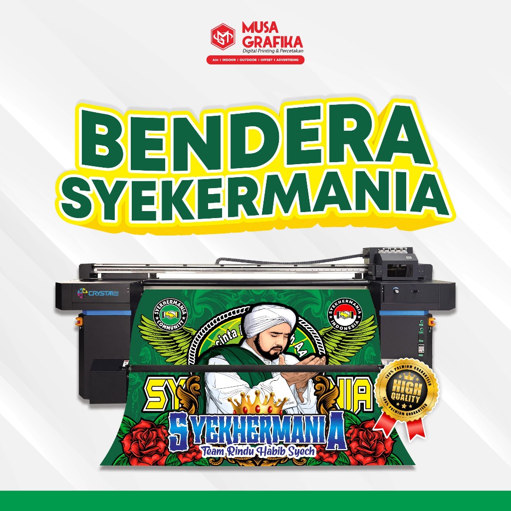 BENDERA SYEKHERMANIA | BENDERA SHOLAWAT | BENDERA CUSTOM