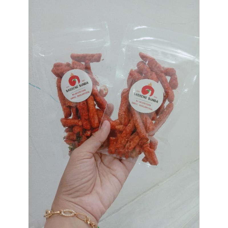 

basreng original daun jeruk 200 gram bakso goreng daun jeruk