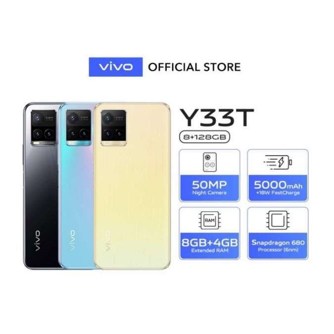 Hp VIvo Y33T Ram 8GB Internal 128GB Garansi Resmi