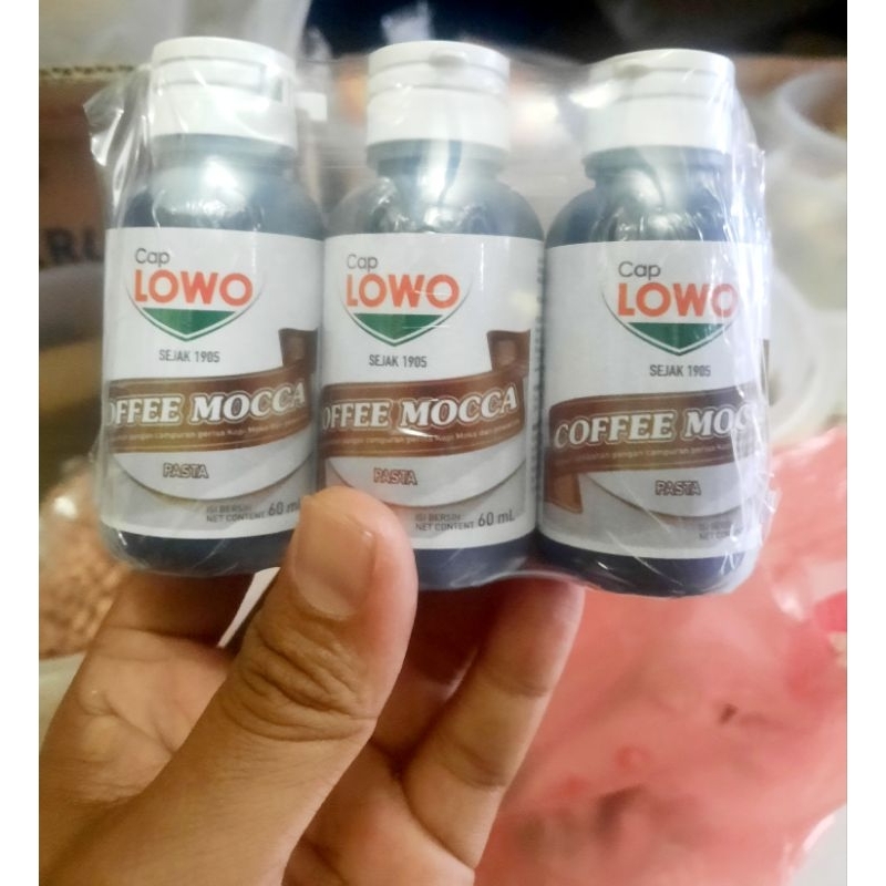 

PERISA PASTA Coffe Mocca CAP LOWO 60ml - Perasa Makanan, Penguat Aroma Makanan