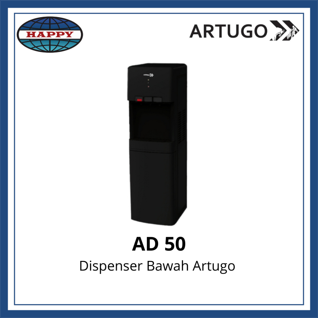 Dispenser Artugo AD 50 panas, normal, dingin Dispenser Standing Bottom Load Artugo