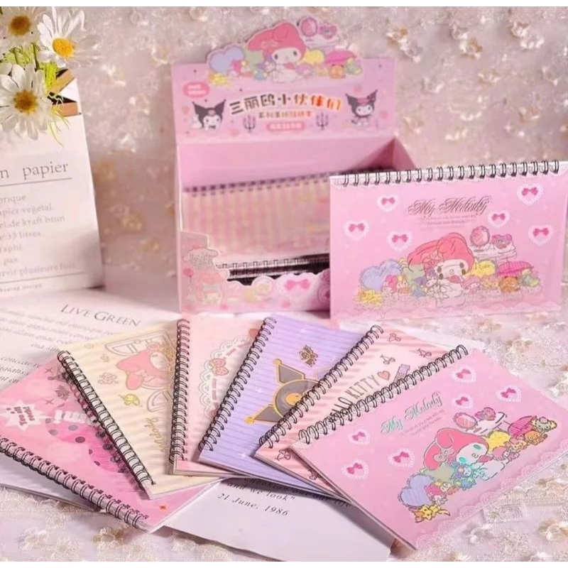

Lovely- Sticker Buku Sanrio Spiral PVC dan kertas