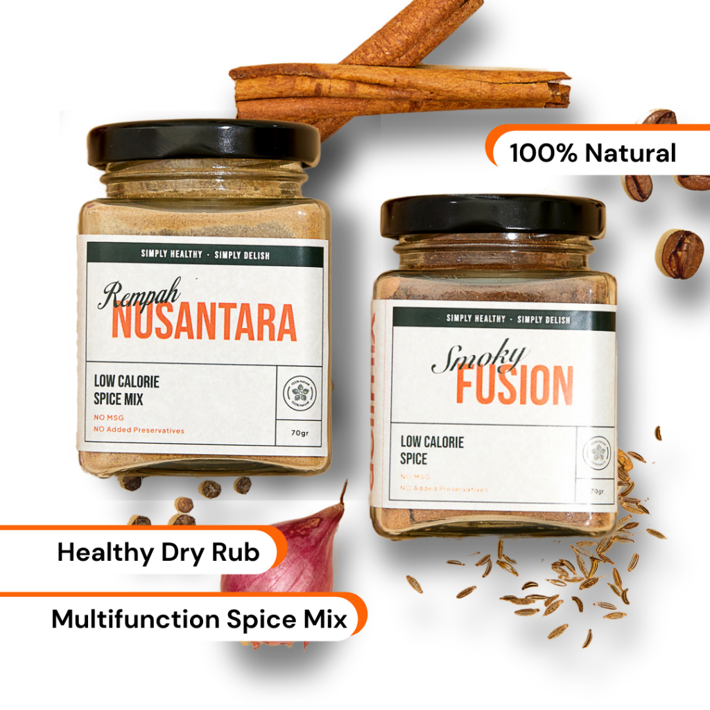 

Bundle Paket Dry Rub 2 Varian | Dry Rub Serbaguna | Bumbu Marinasi | Rasa Rempah Nusantara dan Smoky Fusion