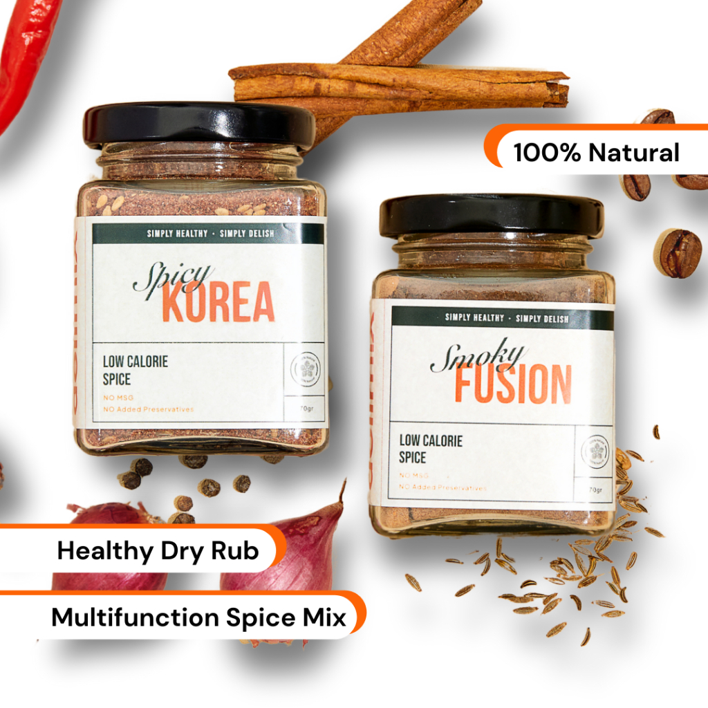 

Bundle Paket Dry Rub 2 Varian | Dry Rub Serbaguna | Bumbu Marinasi | Rasa Spicy Korea dan Smoky Fusion
