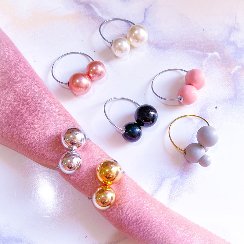 Bisa COD Ring Jilbab/kolong /aksesoris/bros cincin/bros hijab