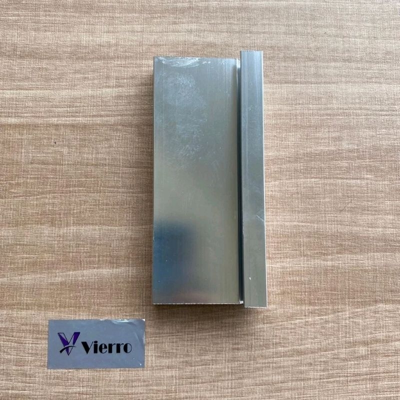 Frame Aluminium Kaca Pintu Lemari Kitchen Profil Lis Bingkai FA 128 MIRROR 150CM