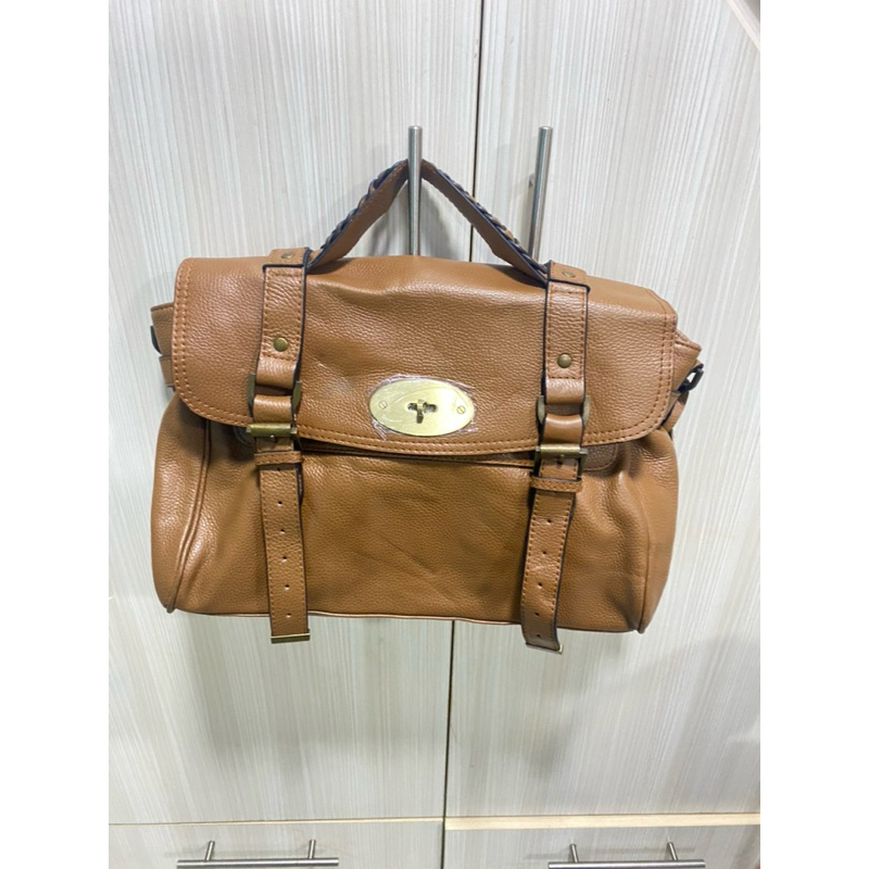 Preloved Tas full kulit asli like mulberry