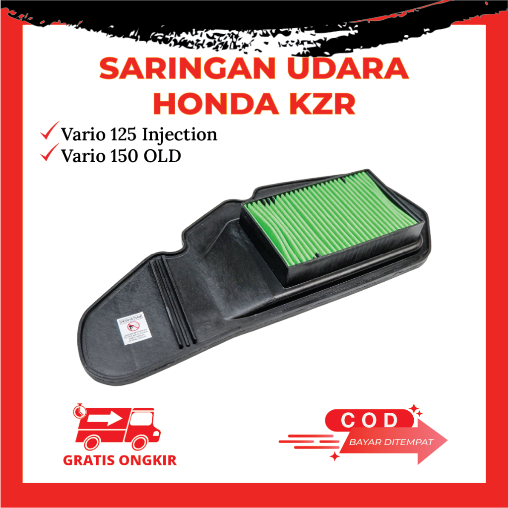 Filter Udara Honda Vario 125 KZR Original / Saringan Hawa Vario 125 Old Techno Vario 125 LED Vario 1