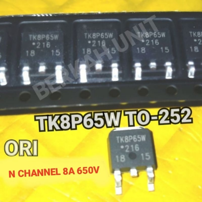 ORI MOSFET TK8P65W SMD TO-252