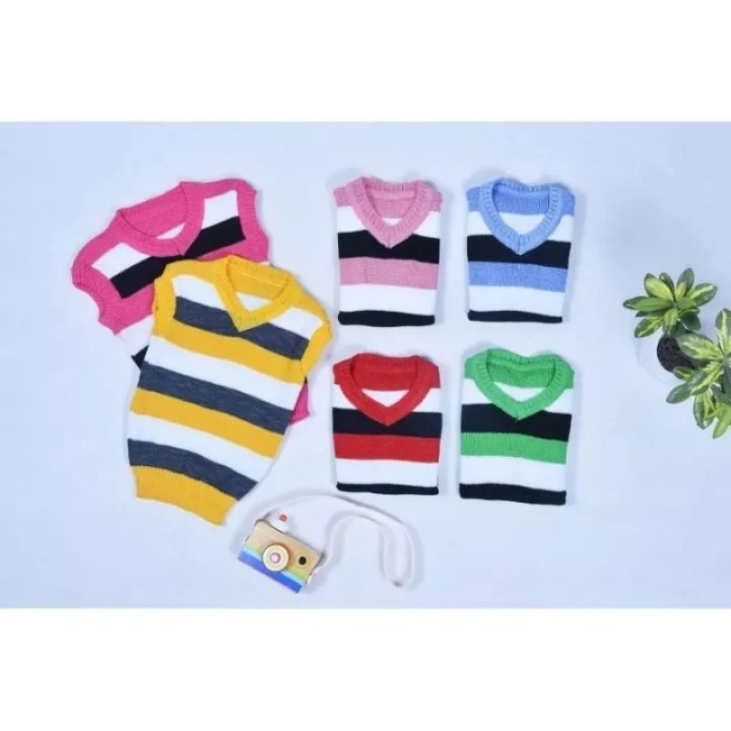 Switer Rajut Rompi Anak / Laki-Laki Termurah Usia1-3 Tahun