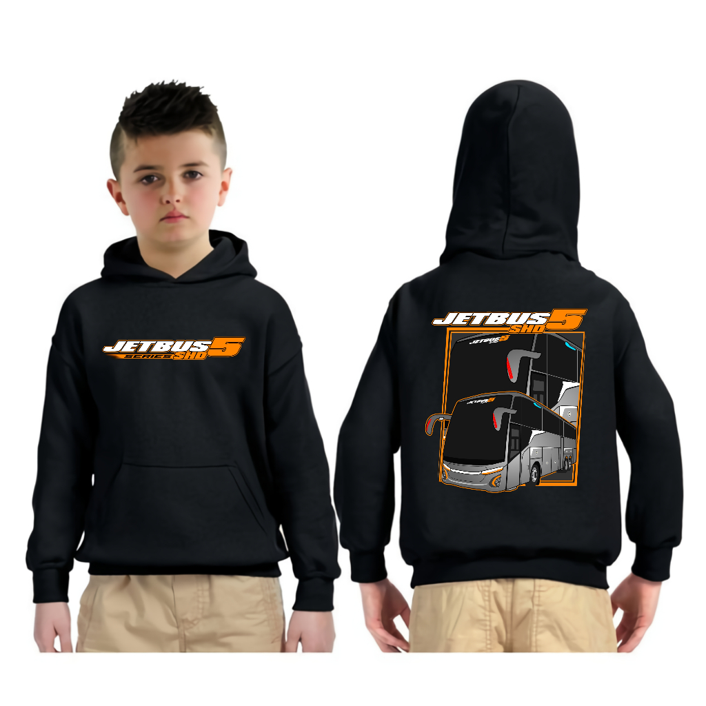 Jaket Hoodie Anak Jetbus 5 Series Premium