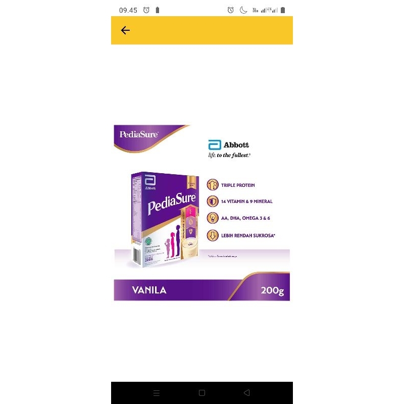 

Pediasur Vanila 200 g