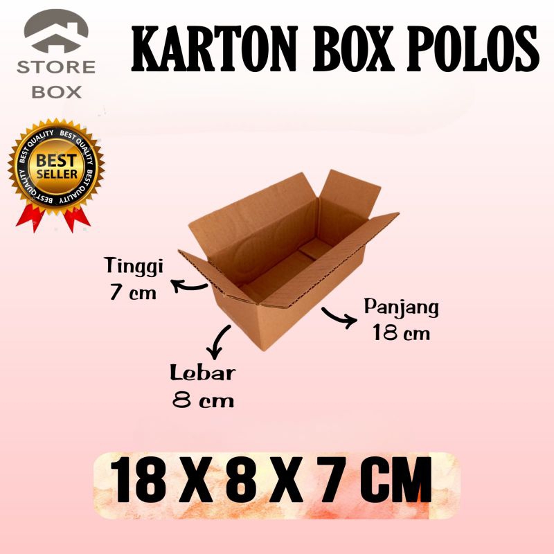 

kardus polos UK 18x8x7 kardus kecil kardus packing