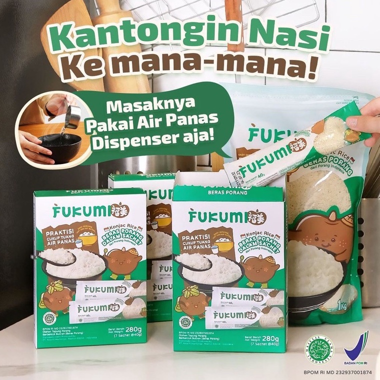 

PROMO ALE Fukumi Beras Porang 1 Box Isi 7 Sachet Murah