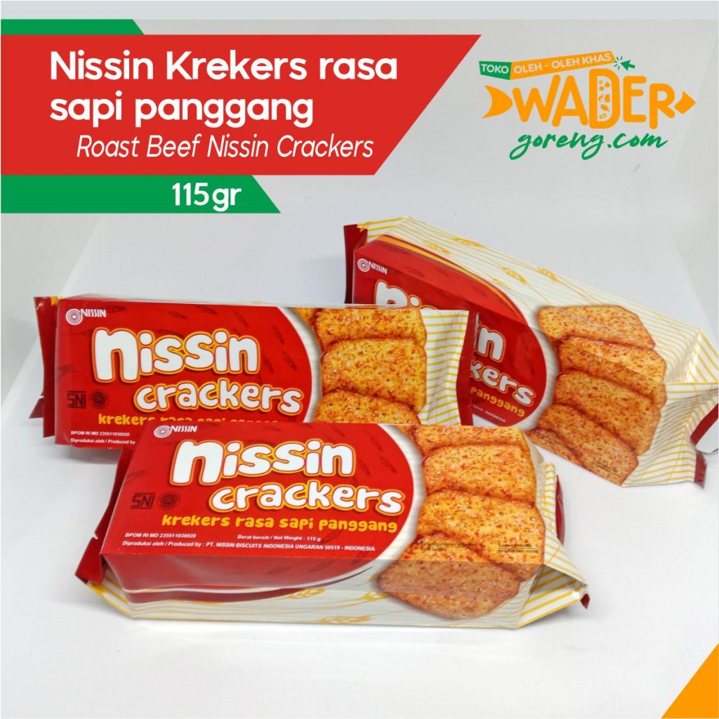 

Nissin crackers rasa sapi panggang krekers 115 gram