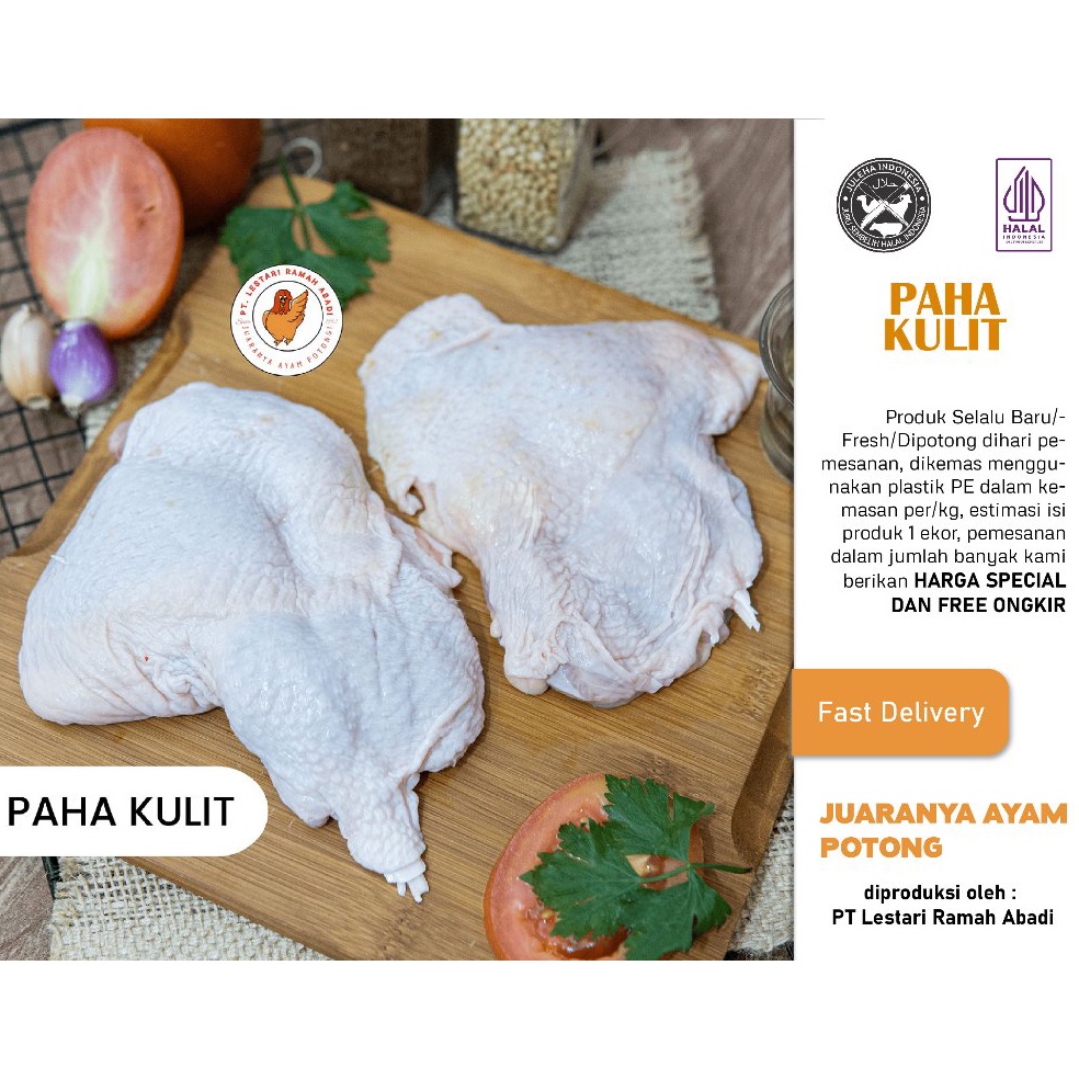 

PROMO ALE Boneless Paha Ayam dengan Kulit 1kg